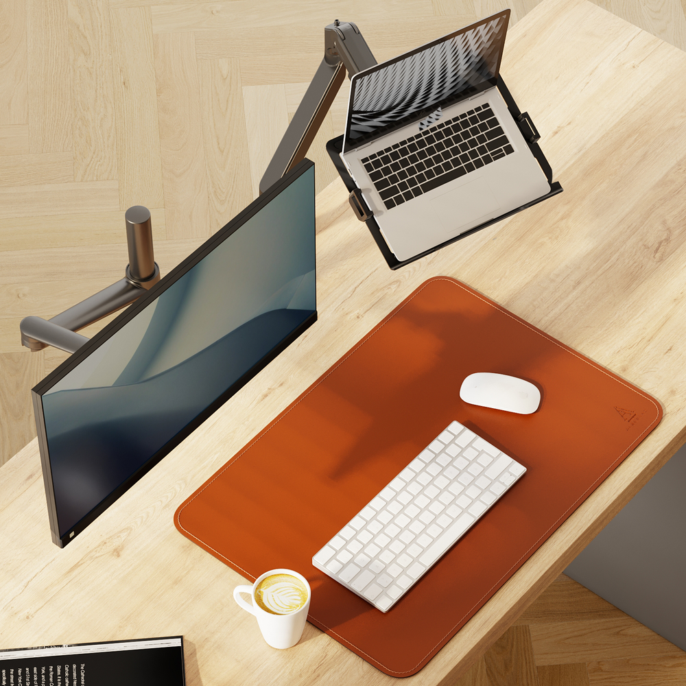 Alberenz® Laptoparm mit Gasfeder - Dunkelgrau