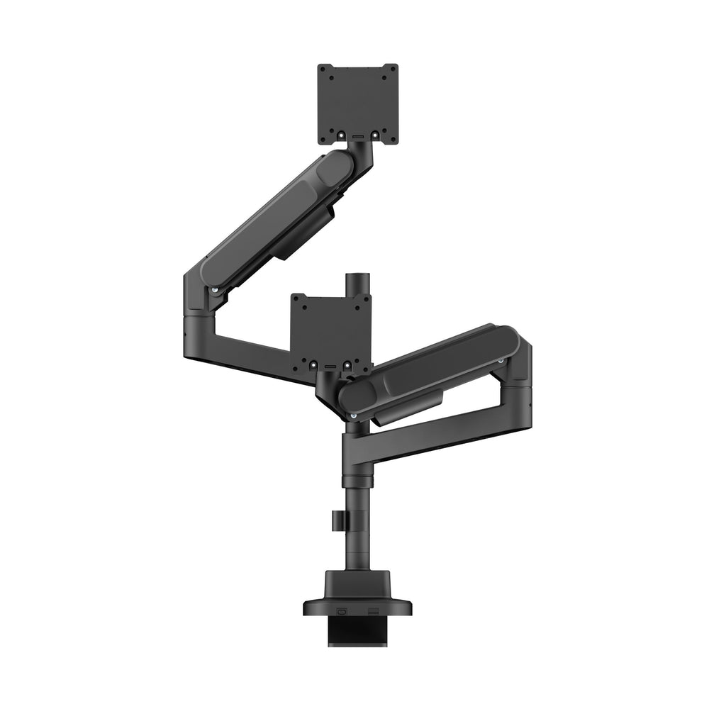 Alberenz® Doppelter Heavy Duty Monitorarm mit Gasfeder (2 Bildschirme bis 57 Zoll)