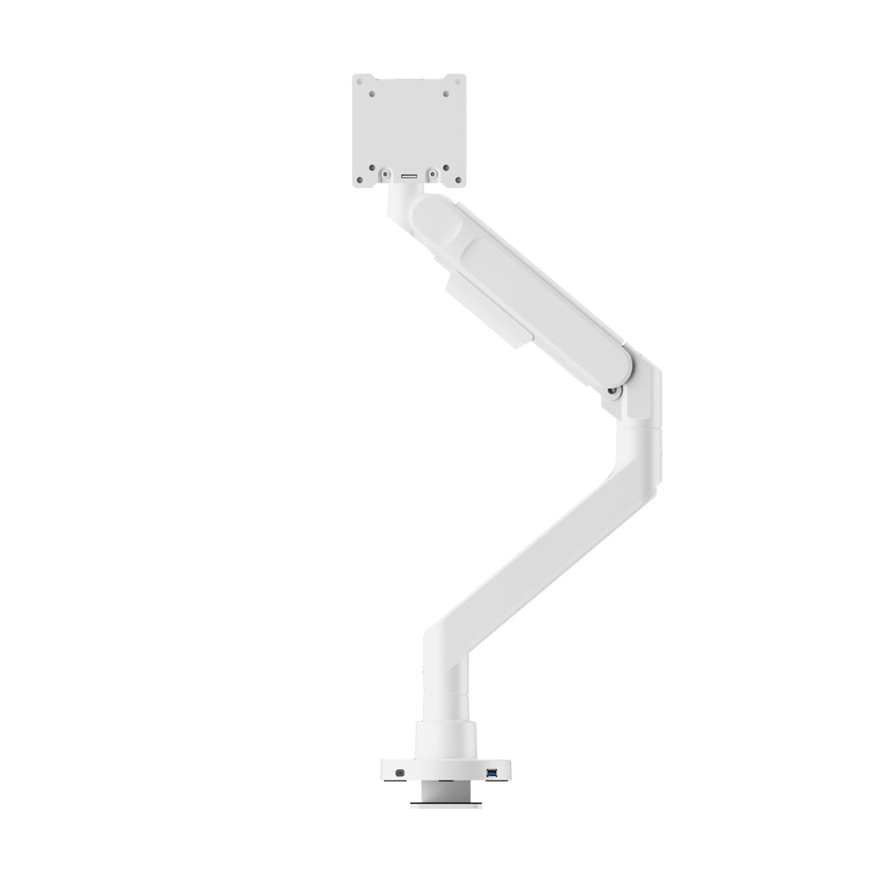 Alberenz® Heavy Duty Gas Spring Monitor Mount White (up to 57 inches)