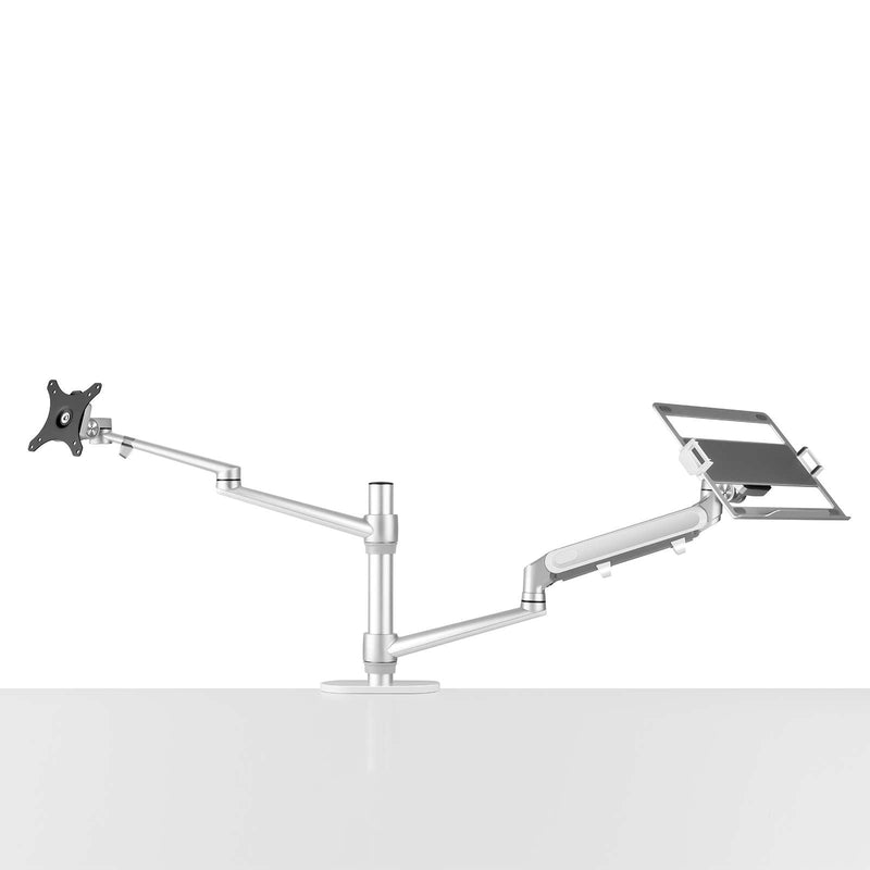 Alberenz® Laptop Monitorarm mit Gasfeder silber