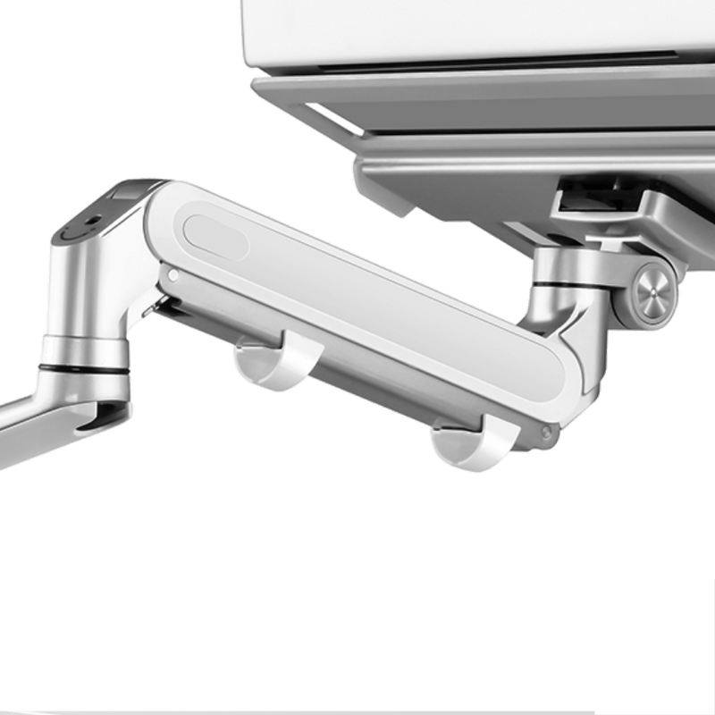 Alberenz® Laptop Monitorarm mit Gasfeder silber
