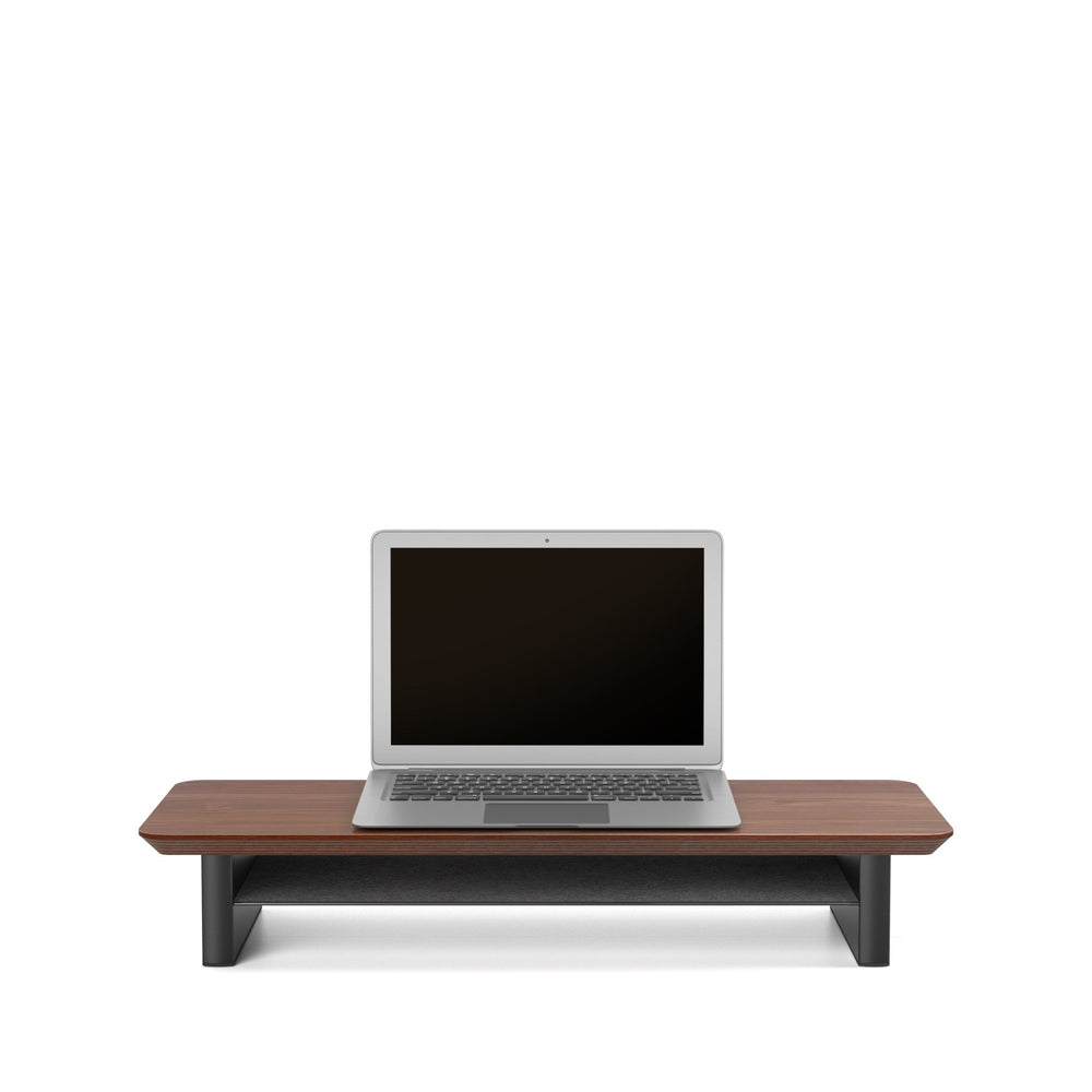 Alberenz® Monitorständer aus Walnussholz - 1 Monitor