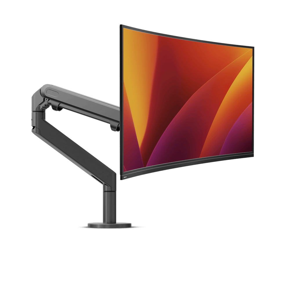 Alberenz® Einzel-Monitorarm mit Gasfeder, dunkelgrau