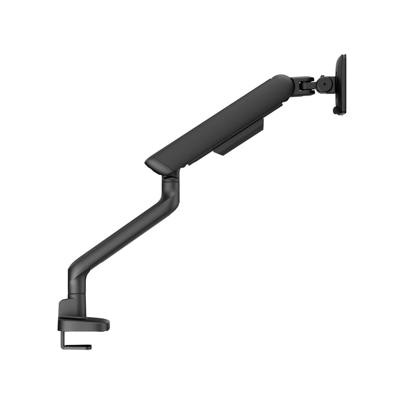 Alberenz® Einzelner Monitorarm mit USB-C & USB-A — Schwarz