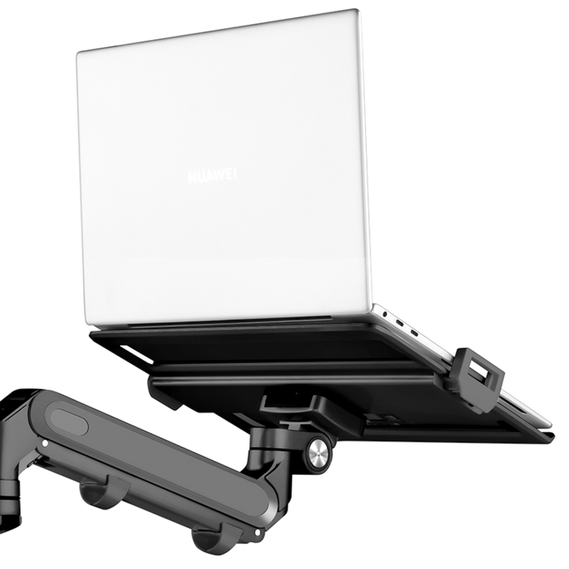 Alberenz® Laptoparm mit Gasfeder - Dunkelgrau