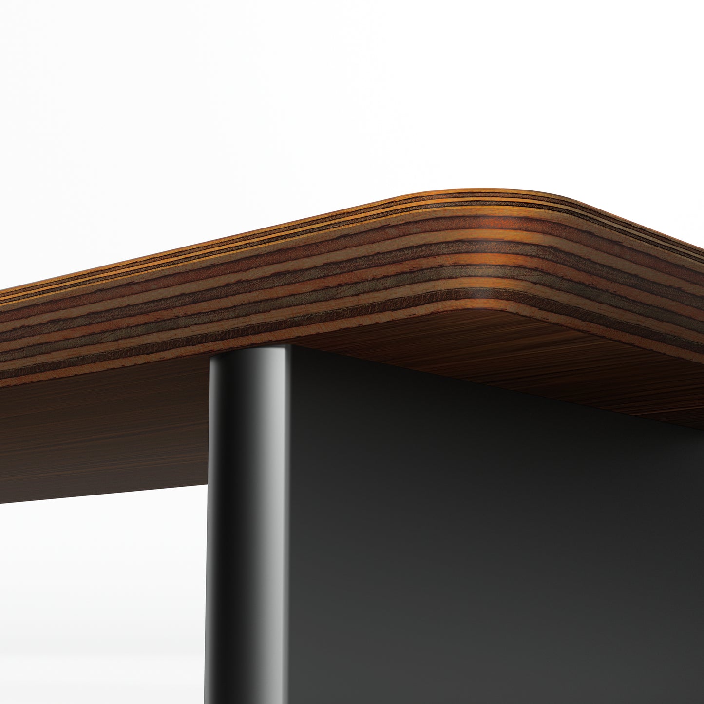Ergo Starter Bundle – Single Monitor Arm (Dark Grey) + Walnut Monitor Riser