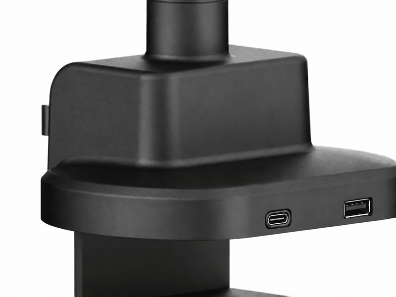 Alberenz® Doppelter Heavy Duty Monitorarm mit Gasfeder (2 Bildschirme bis 57 Zoll)