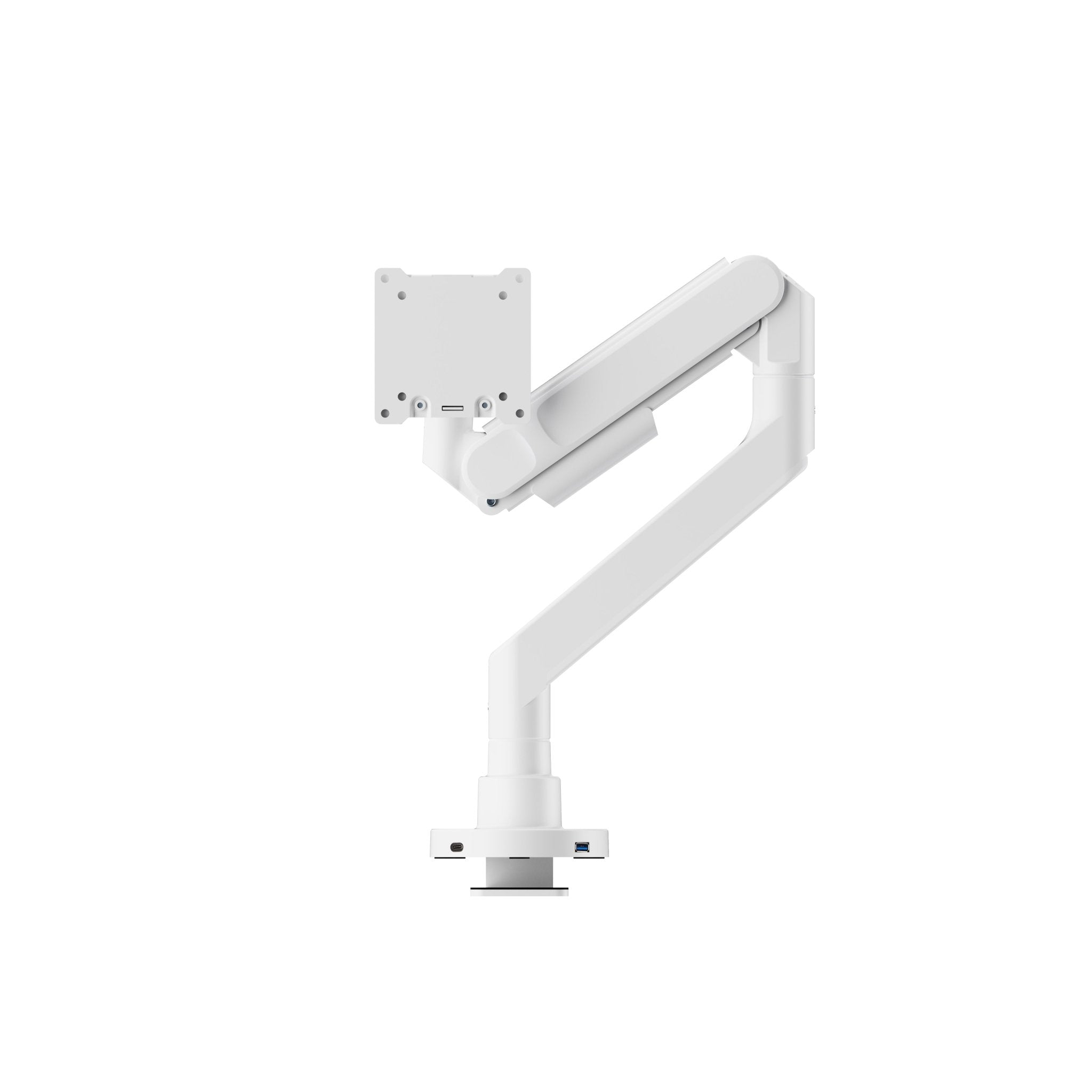 Alberenz® Heavy Duty Gas Spring Monitor Mount White (up to 57 inches) - Alberenz - Monitor mount