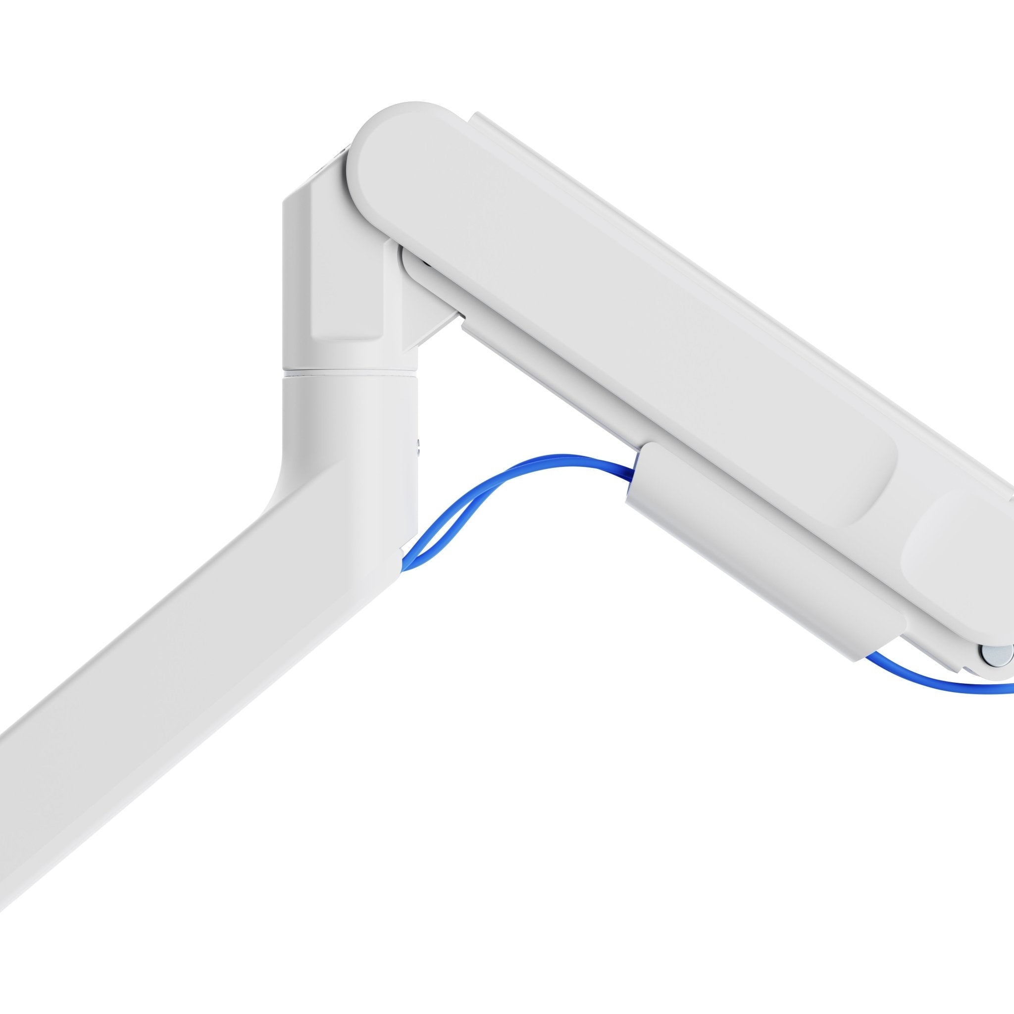 Alberenz® Heavy Duty Gas Spring Monitor Mount White (up to 57 inches) - Alberenz - Monitor mount