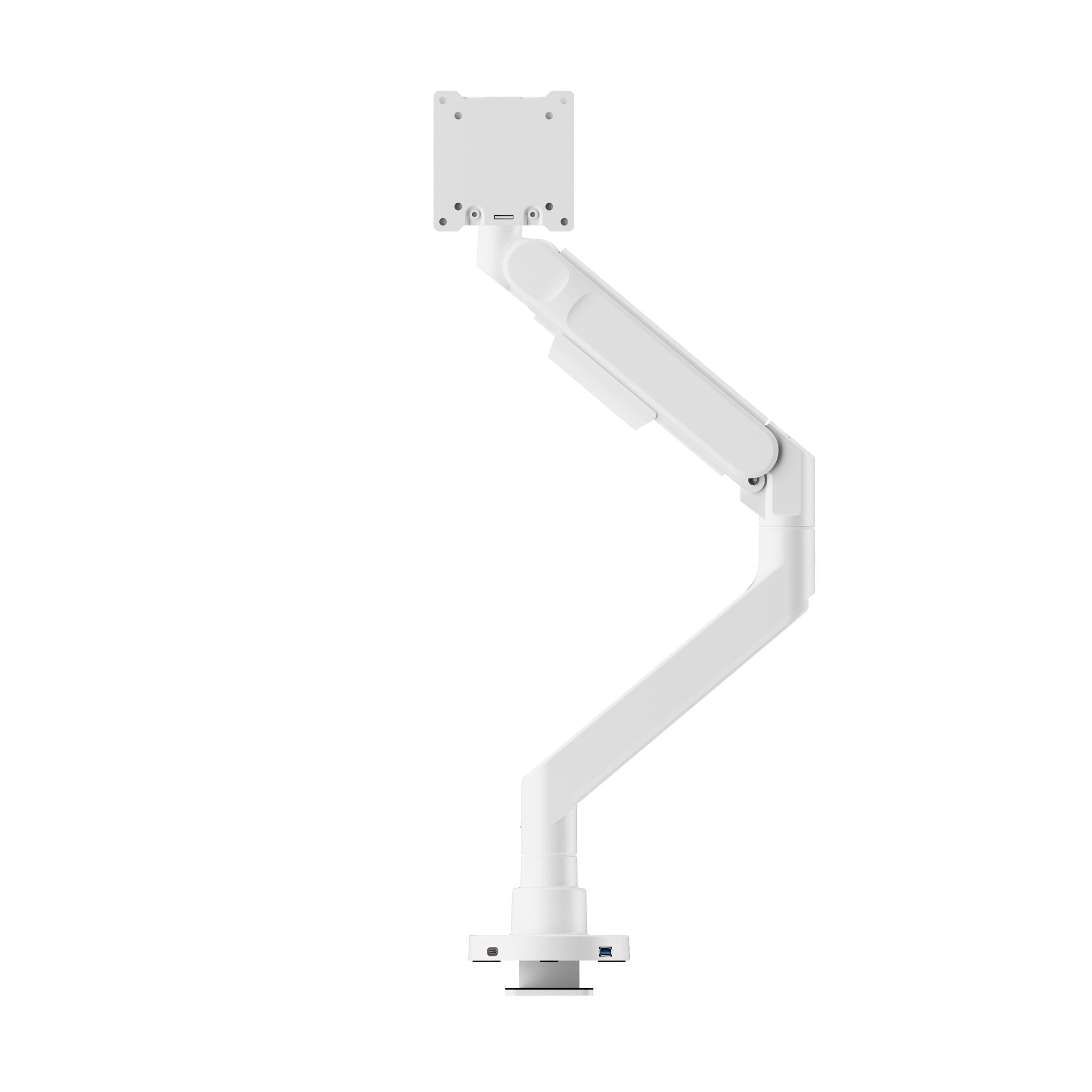 Alberenz® Heavy Duty Gas Spring Monitor Mount White (up to 57 inches) - Alberenz - Monitor mount