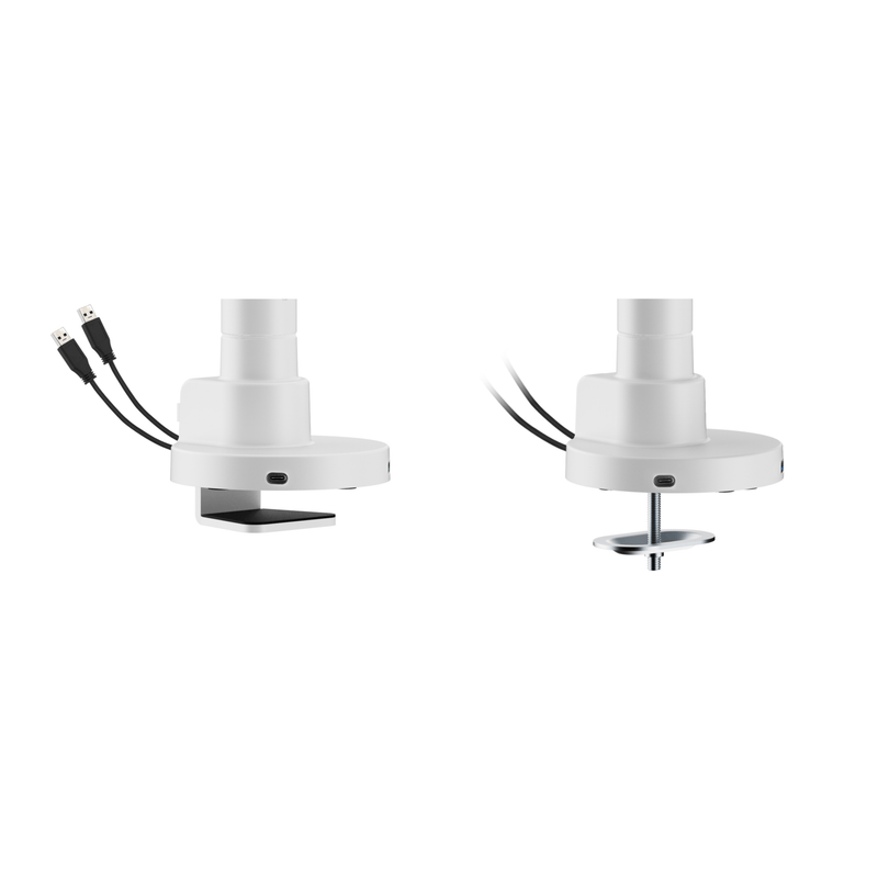 Alberenz® Heavy Duty Gas Spring Monitor Mount White (up to 57 inches)