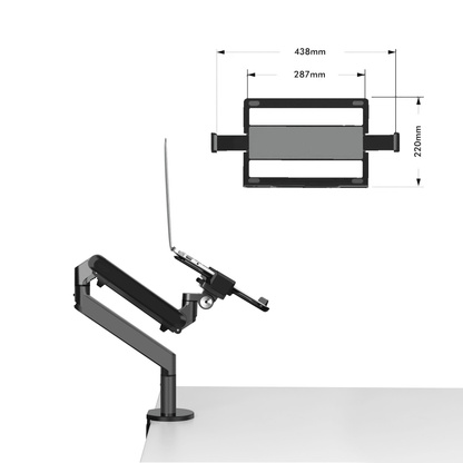 Alberenz Laptop Arm Gas Spring Black - Alberenz -