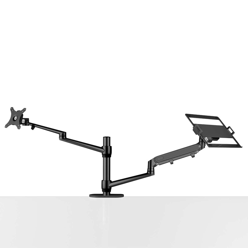 Alberenz® Laptop Monitorarm mit Gasfeder schwarz