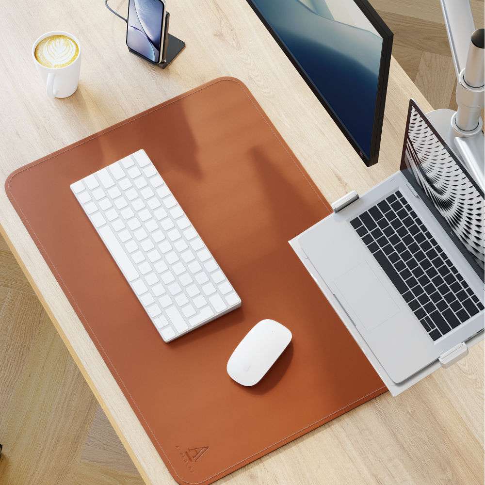 Alberenz® Laptop Monitorarm mit Gasfeder silber