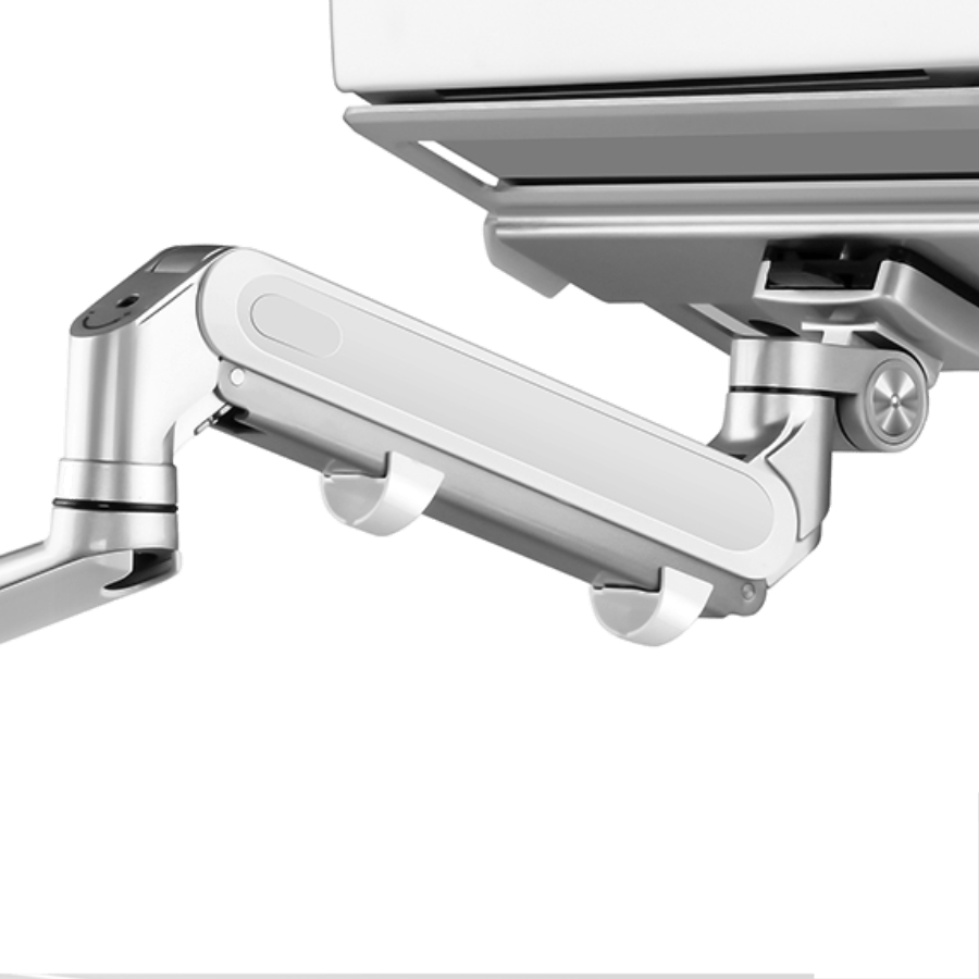 Alberenz® Laptop Monitorarm mit Gasfeder silber