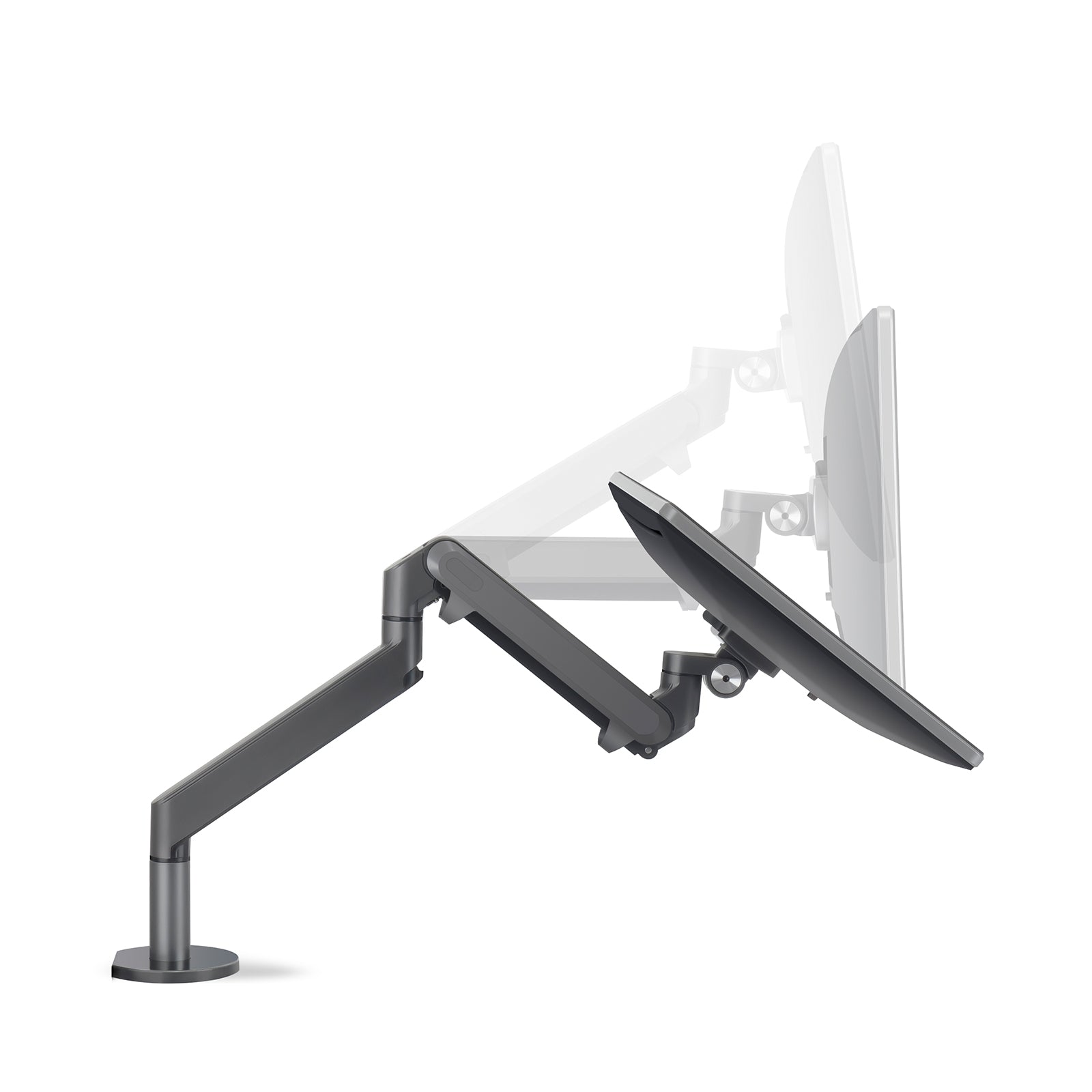 Alberenz® Single Monitor Arm Gas Spring Dark Gray - Alberenz - 