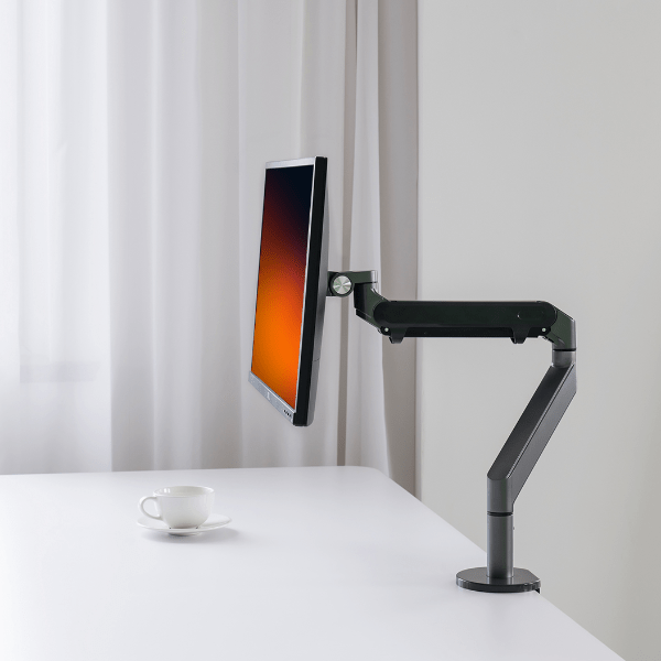 Alberenz® Einzel-Monitorarm mit Gasfeder, dunkelgrau