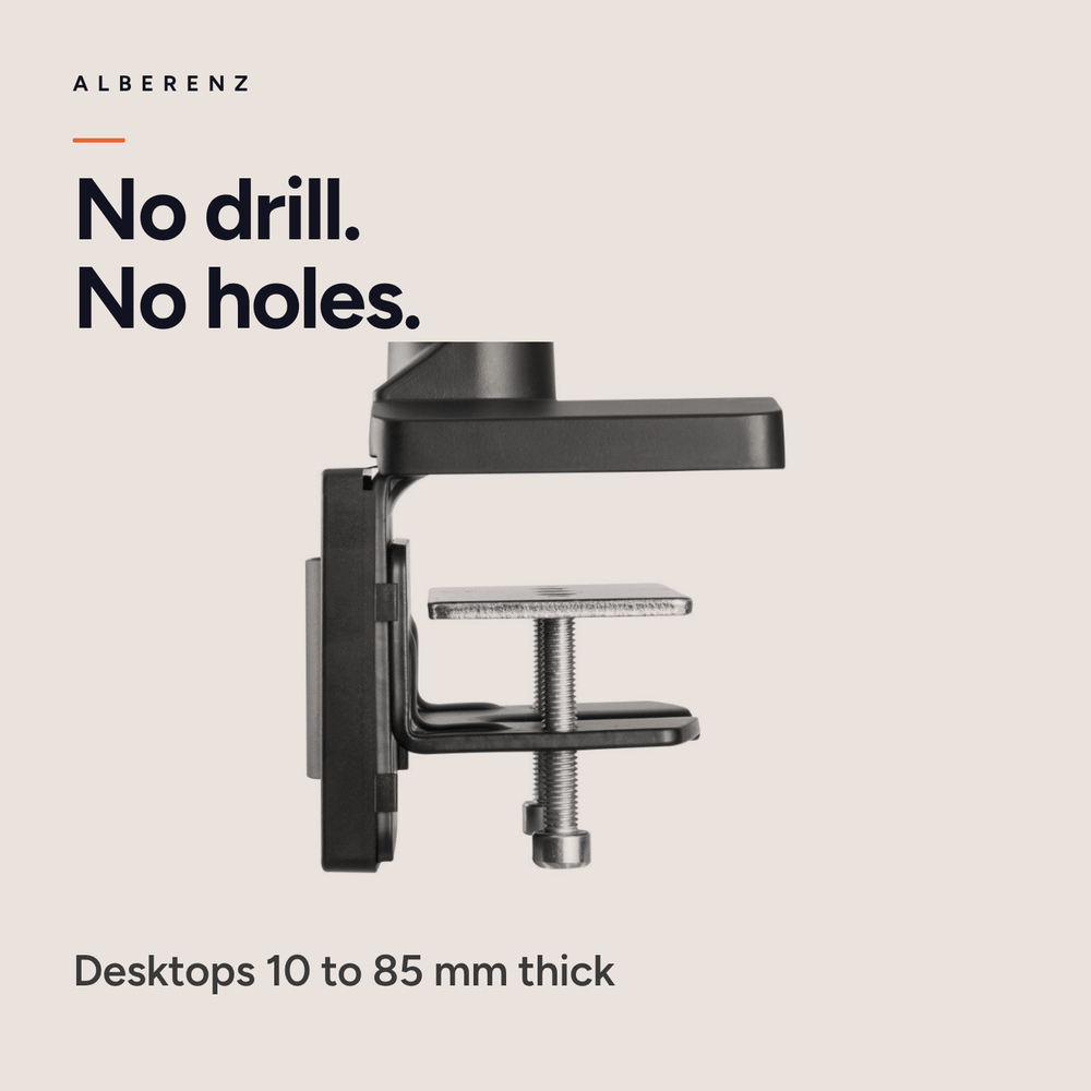 Alberenz® Monitorhalterung für 3 Bildschirme