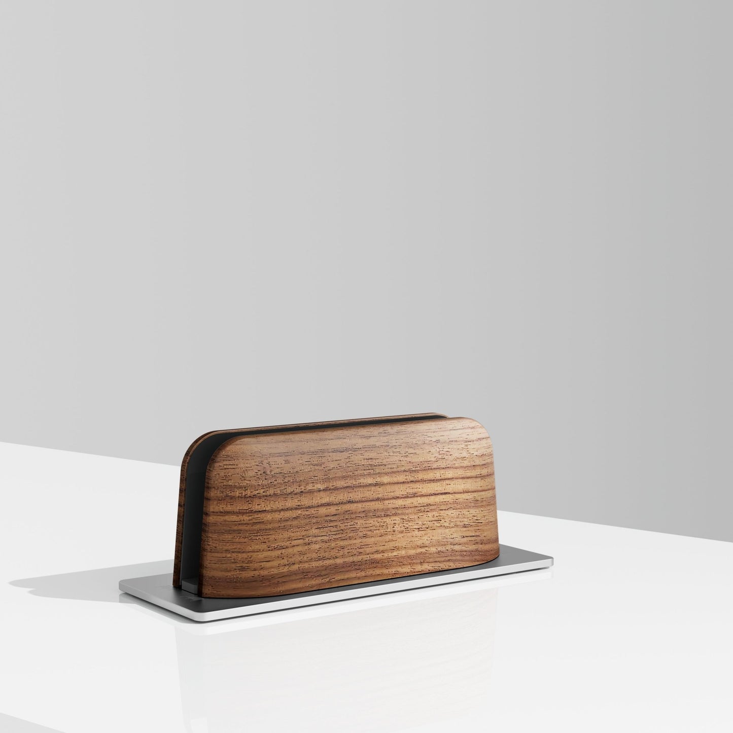 Alberenz® Walnut Vertical Laptop Holder - Sleek & Functional Design - Alberenz - 