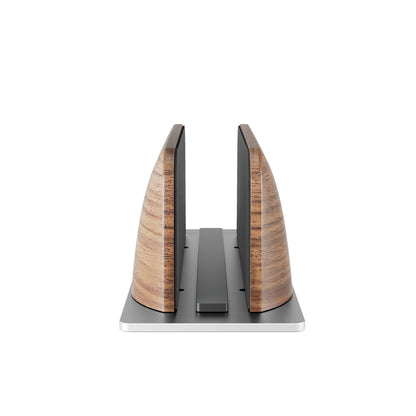 Alberenz® Walnut Vertical Laptop Holder - Sleek & Functional Design - Alberenz - 