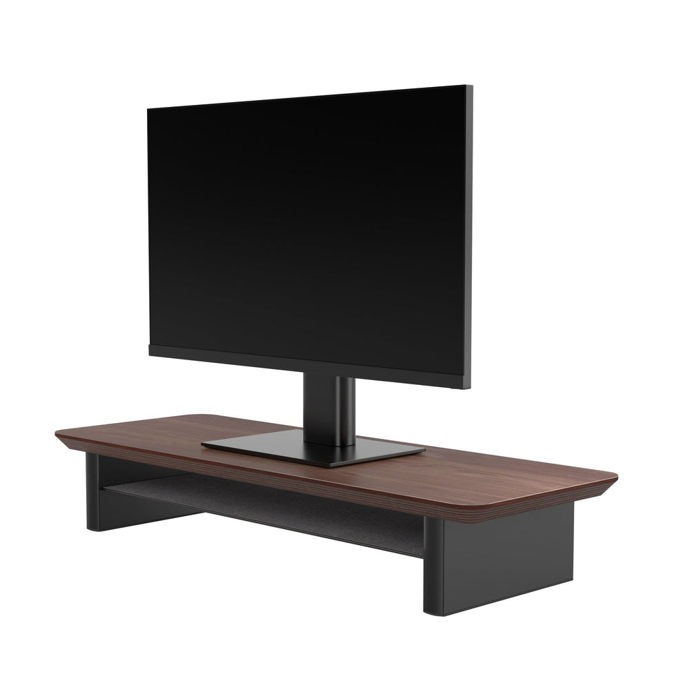 Alberenz® Monitorständer aus Walnussholz - 1 Monitor