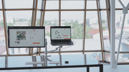 Alberenz® Laptop Monitorhalterung Silber